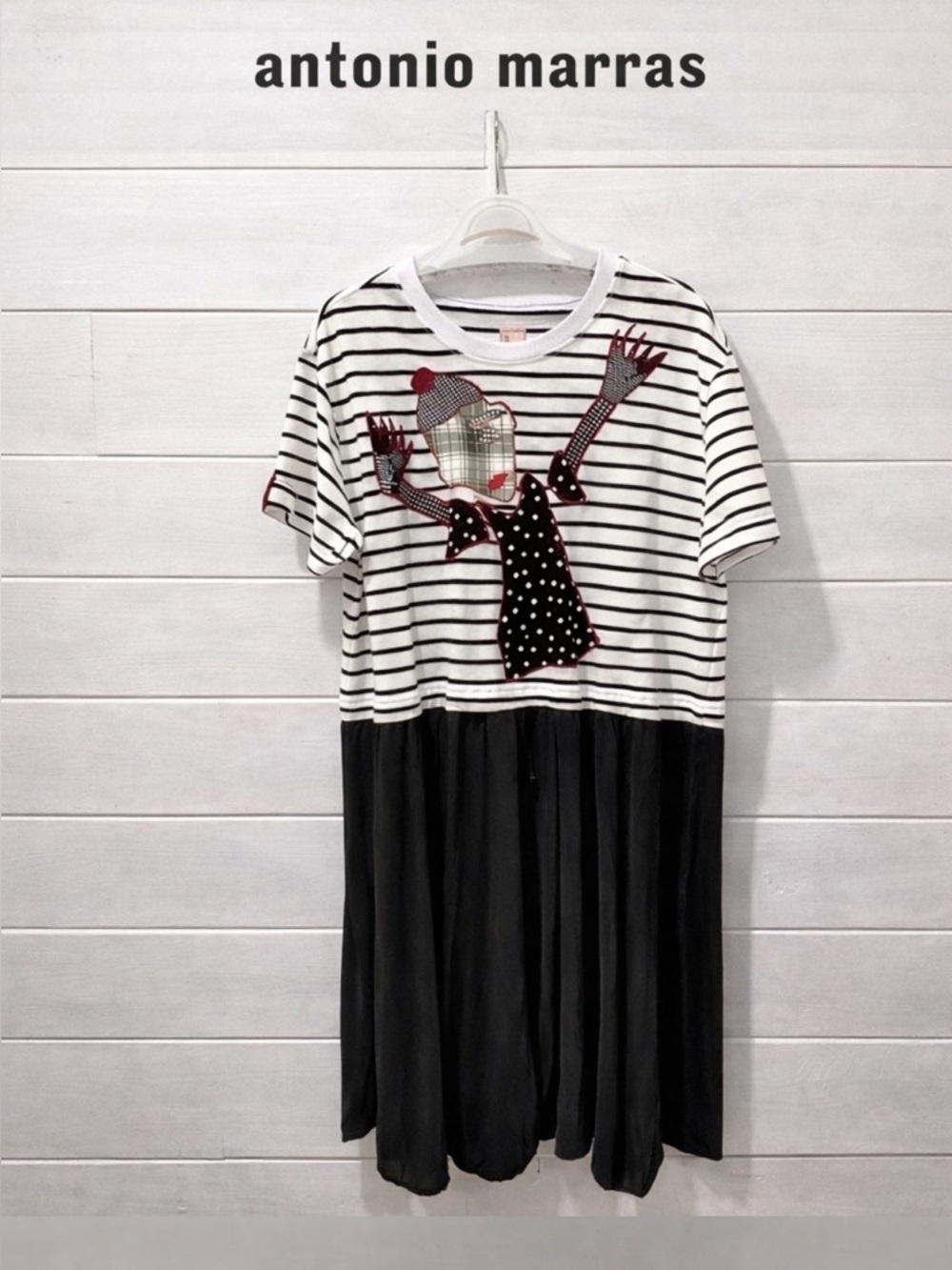 ANTONIO MARRAS – Black & White Dress, Size IT 42 Summer 2021 Collection